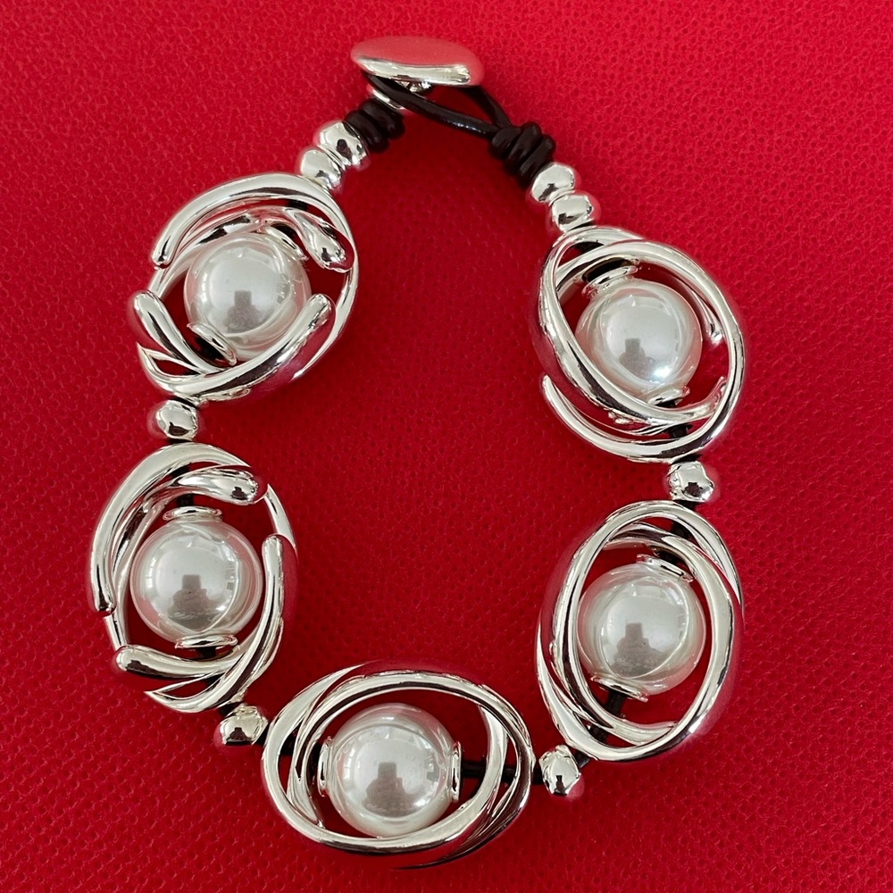 Uno de 50 bracelet - Double Moon - Size L